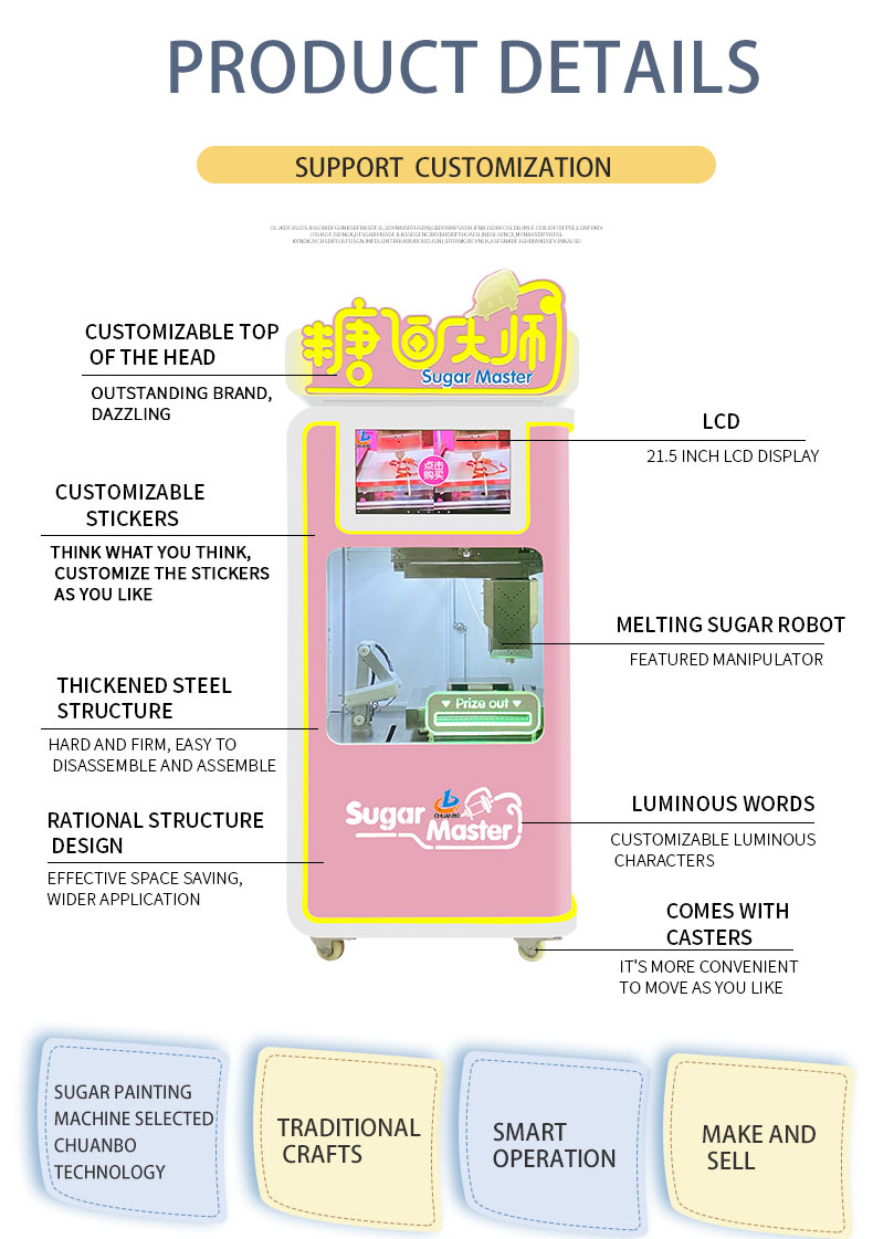 Chuanbo Sugar Candy Painting Making Machine detail