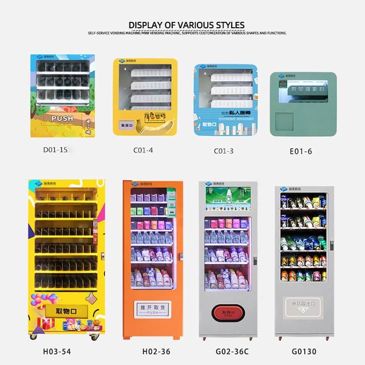 Drinks And Biscuits Vending Machine detail