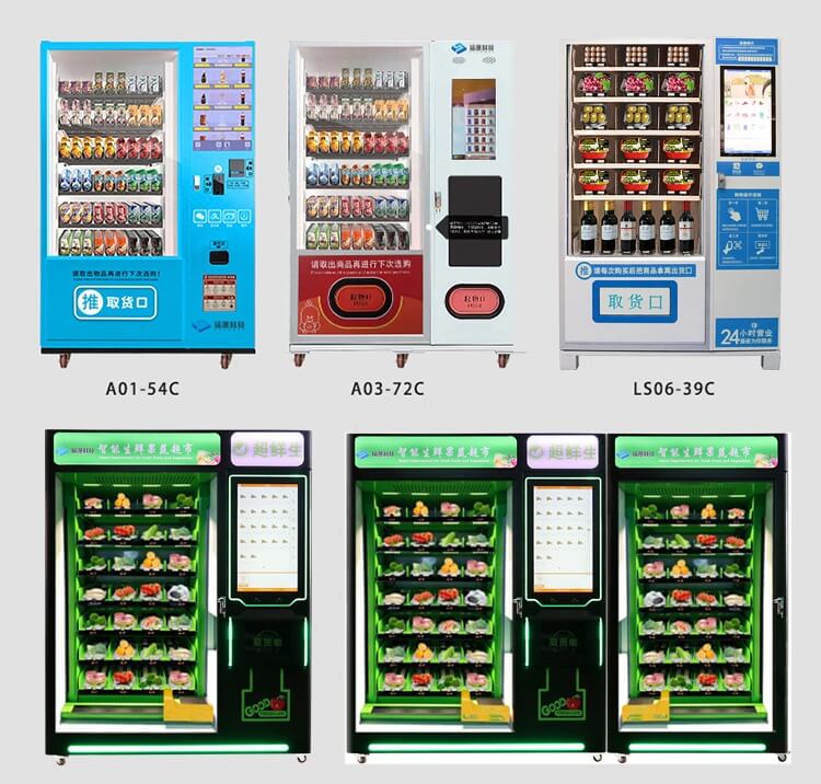 Drinks And Biscuits Vending Machine detail