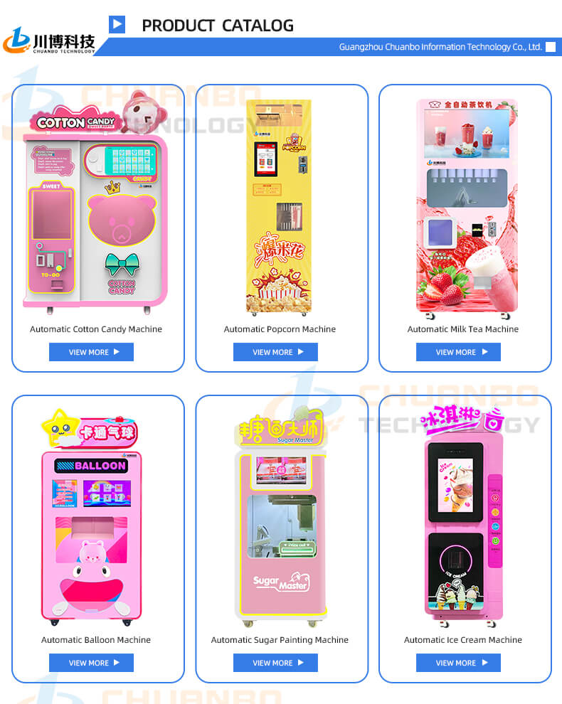 Fully Automatic Sugar Cotton Candy Vending Machine 328 detail