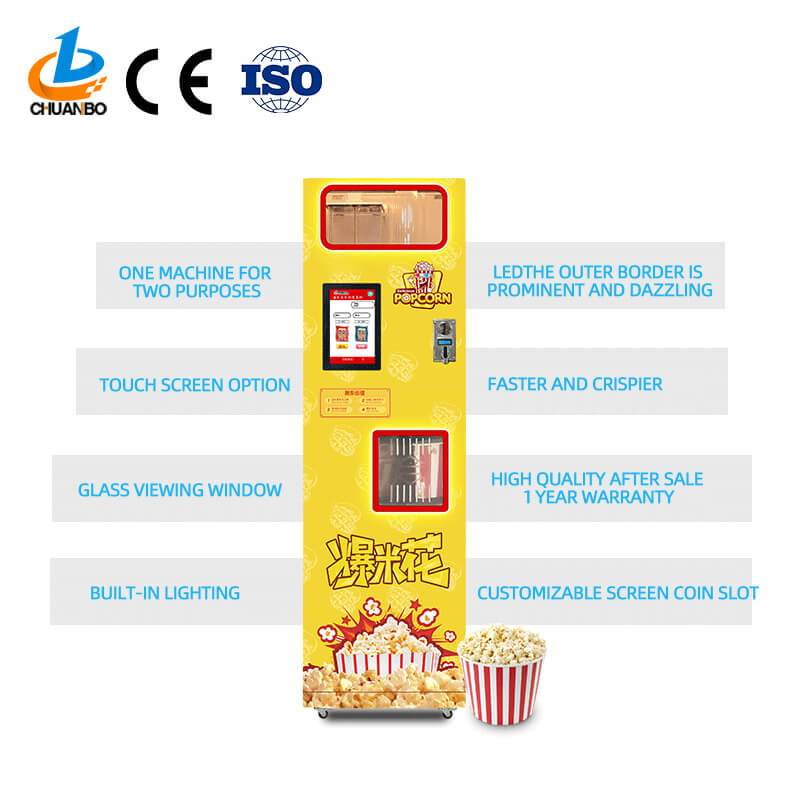 Automatic Multi Flavor Popcorn Machine