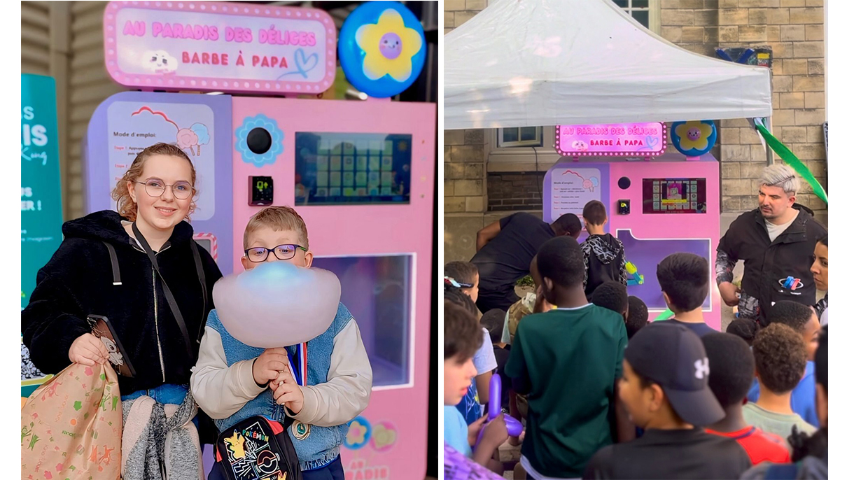 cotton candy vending machine