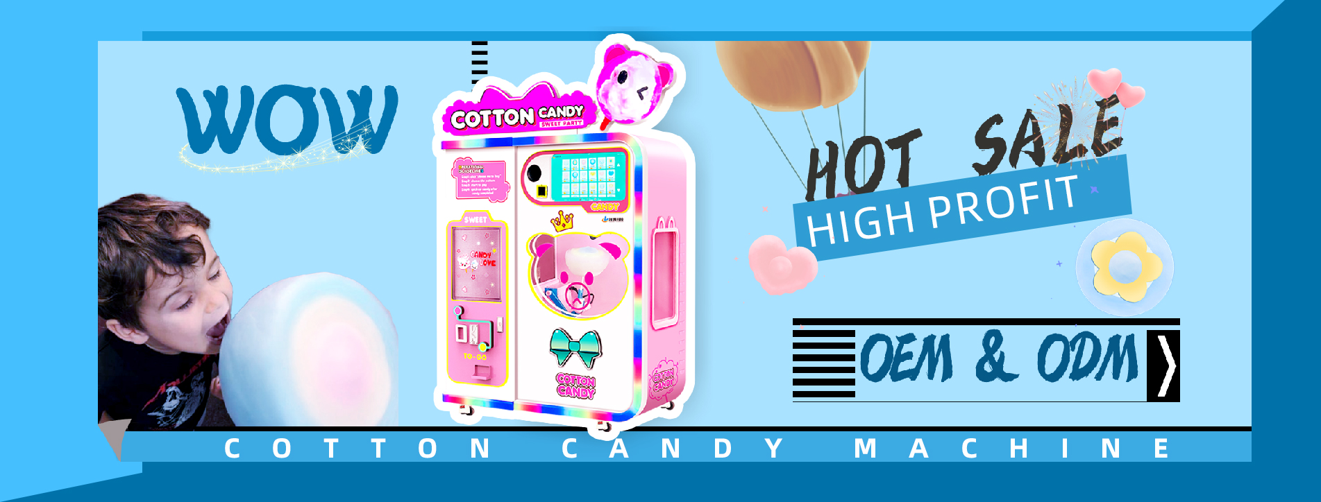 cotton candy machine manufacture