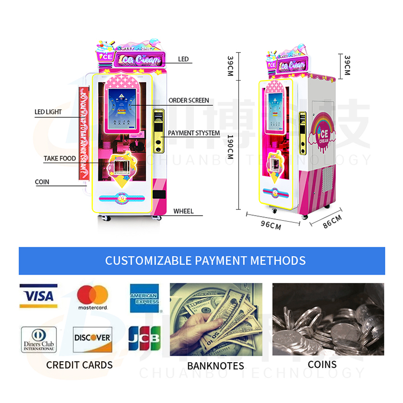 manufacture ice cream vending machine