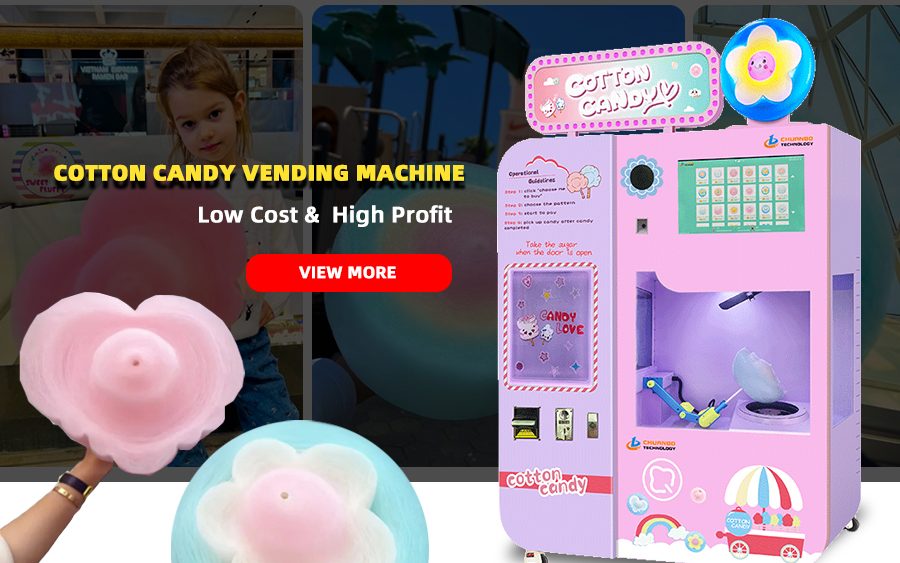 chuanbo technology cotton candy vending machine